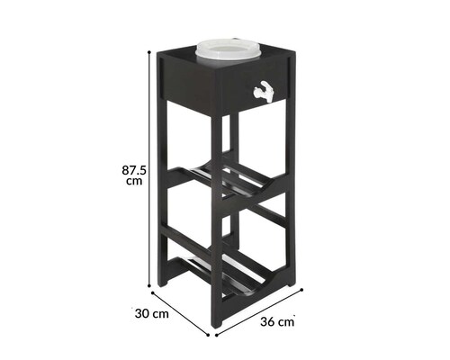 Dispensador De Agua Con Almacén Para 2 Garrafones.