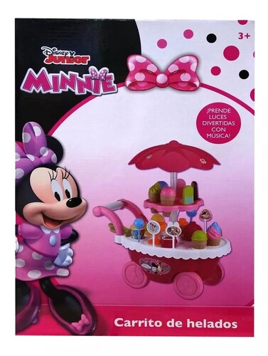 Carrito De Helados Montable Minnie Mouse Con Luz Y Música Storyland.