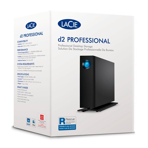 Disco Duro Externo Lacie D2 Professional 20Tb Usb-C 3.1 STHA20000800.