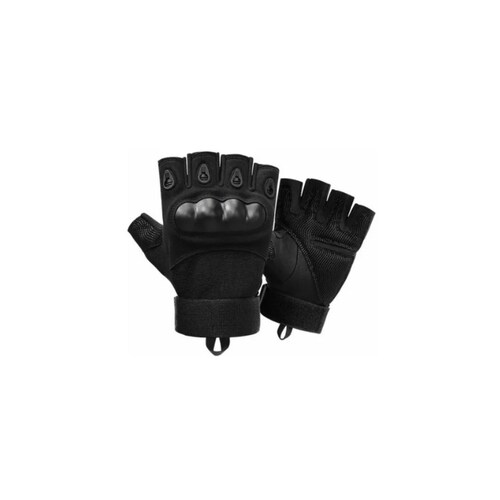 Guantes Tacticos Nudillos Almohadillas Militar Medio Dedo.