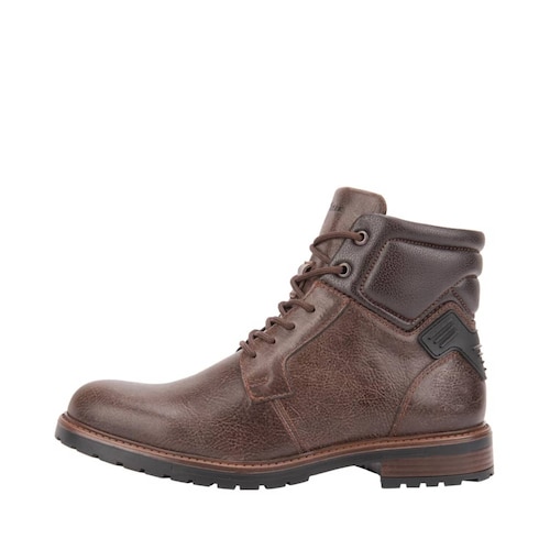 Botas tipo heavy de agujeta color chocolate, marca Goodyear, mod. 1102927