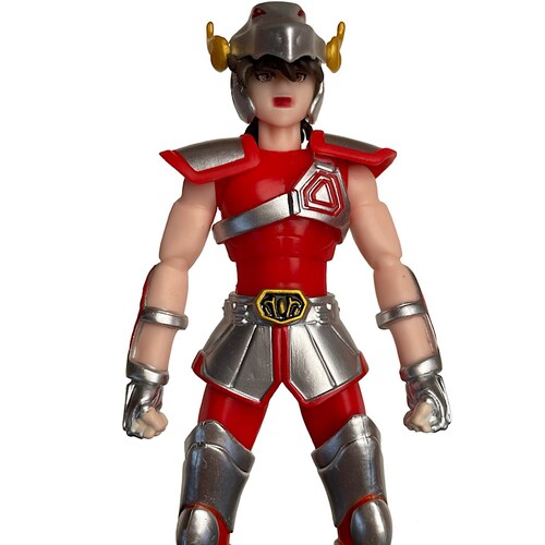 Figura Juguete Muñeco Seiya Pegaso Caballeros del Zodiaco 18 Cm Con Caja