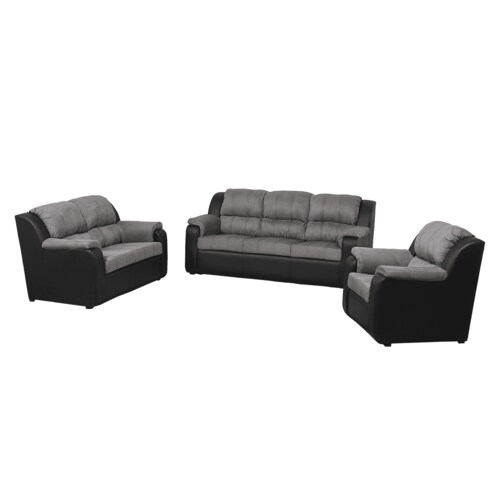 SALA GRIS 3-2-1 (SOFA LOVE Y SILLÓN) BERLIN-ENTREGA ÚNICAMENTE EN CDMX, QUERÉTARO, PACHUCA, TOLUCA Y SUS ÁREAS METROPOLITANAS