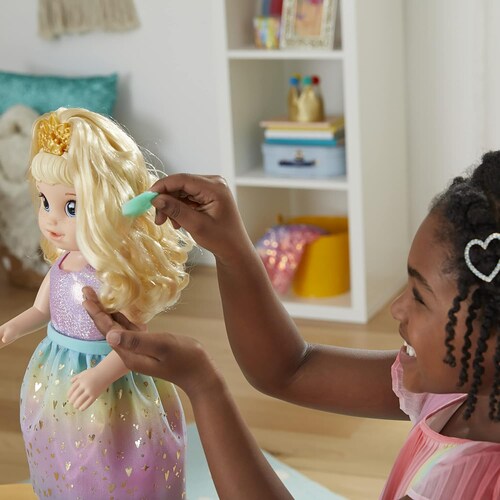 Baby Alive Princess Ellie Grows Up! Muñeca interactiva con Accesorios.