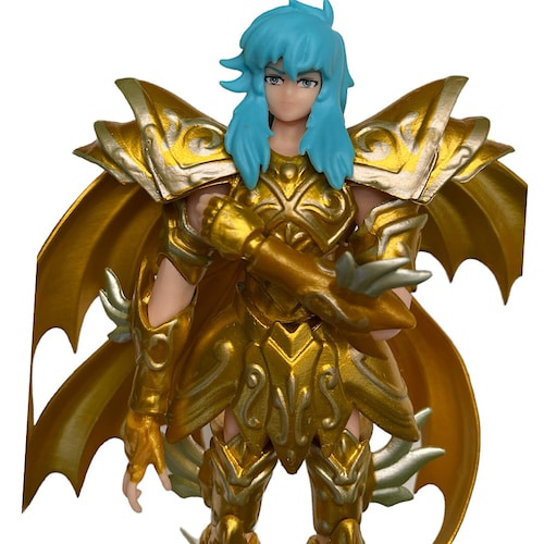 Figura Juguete Muñeco Piscis Caballeros del Zodiaco Dorado Anime