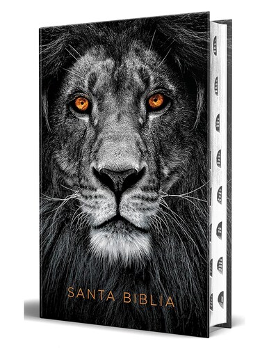 Biblia Reina Valera Con Imagenes Portada León.