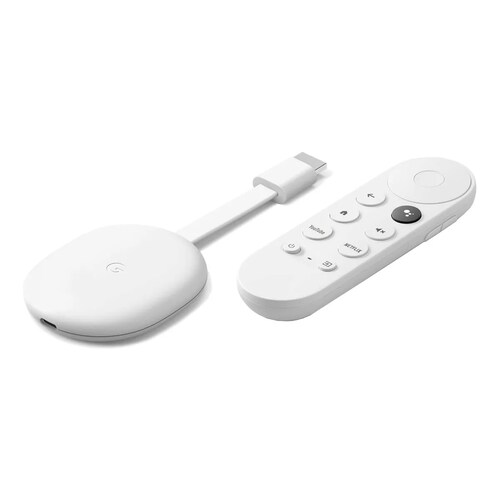 Google Chromecast Con Google TV GA01919-US 4.ª gen de voz 4K 8GB snow con 2GB de memoria RAM.
