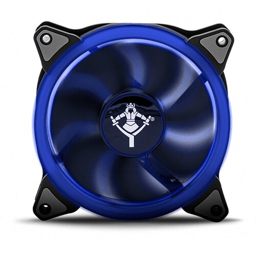 Kit de 3 Ventiladores de 120 mm Yeyian Typhoon, Azul, para Gabinete