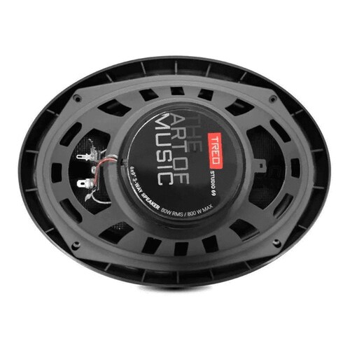 Par de bocinas coaxiales de 6x9" 3 Vías Treo STUDIO 69 80Watts RMS.