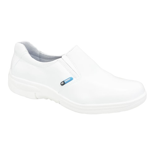 Zapatos Blancos De Enfermera Anti Fatiga Piel 5807 Dr. Hosue