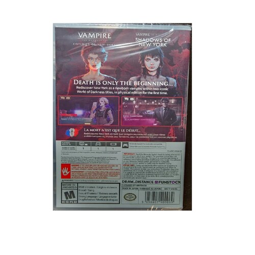 Vampire the Masquerade Coteries and Shadows of New York - Nintendo Switch.