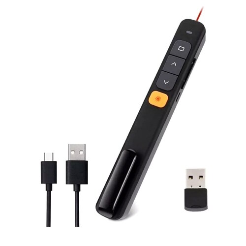 Apuntador Presentador Láser Inalámbrico Usb Recargable