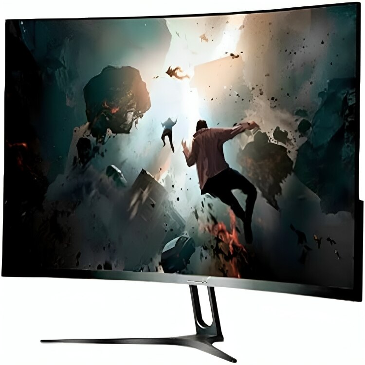 Computer Starter Monitor MONITOR XZEAL STARTER GAMER FHD CURVO NEGRO 75HZ 23.8IN 5MS HDMI