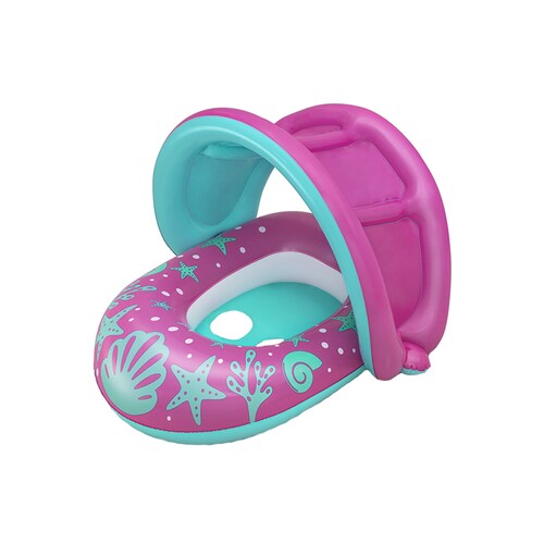Silla Inflable Salvavidas Para Bebé De Color Con Techo