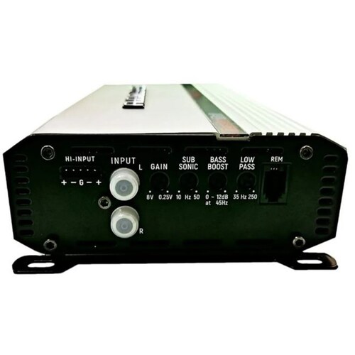 Amplificador Audio Labs Monster Mini1 3200w Max 1ch Clase D Color Gris.