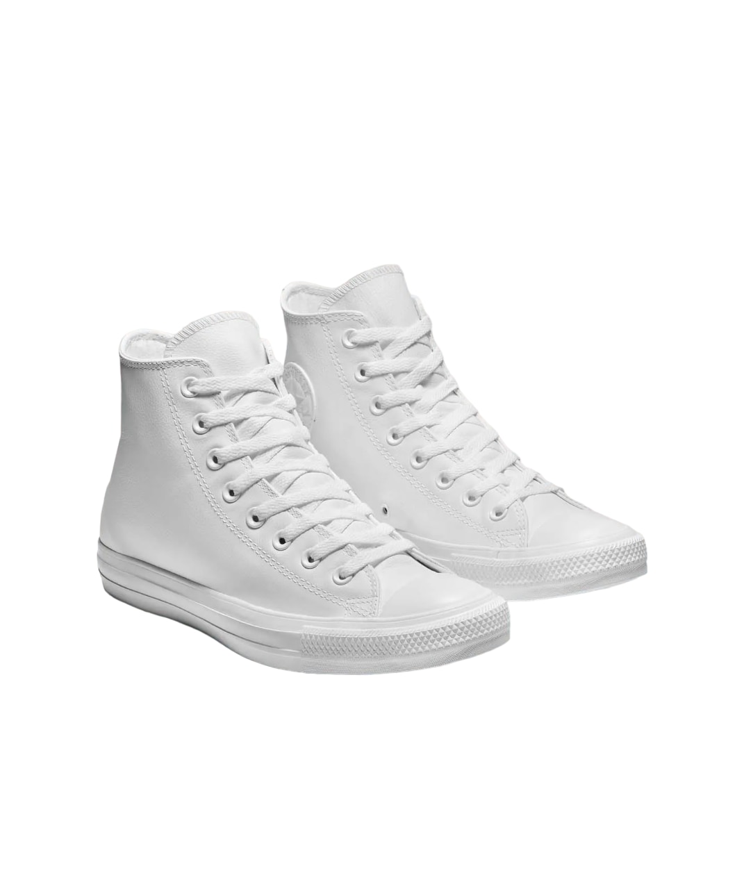 Tenis Converse Chuck Taylor All Star Blancos en Bota de Piel Unisex 1T406