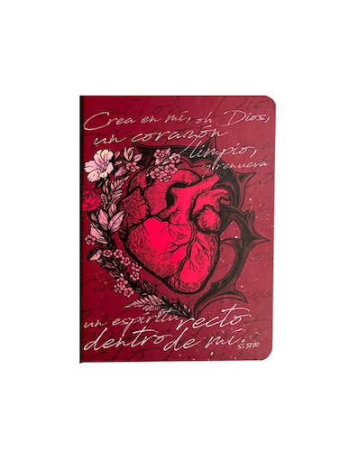 Biblia RVR60 Nombres de Dios crea en mi un corazon limpio, rosada