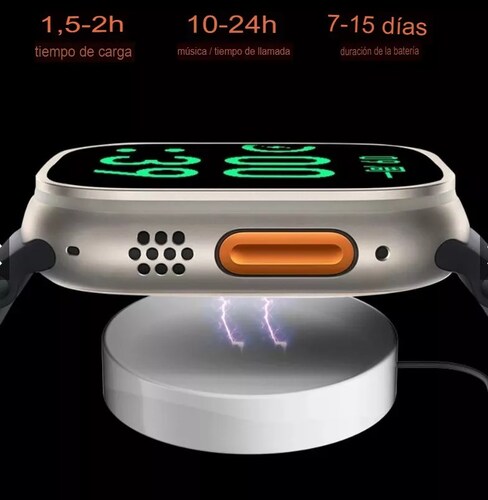 Reloj Inteligente S300 Ultra 2  para hombre, pantalla Circular Amoled 2.2HD, ECG, Incluye 7 Pulseras, funda protectora y  Audifonos