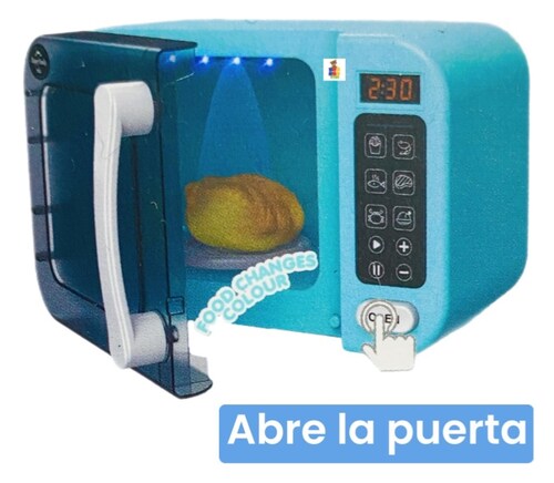 Microondas Digital Horno Con Luz Y Sonido Cambio De Color.