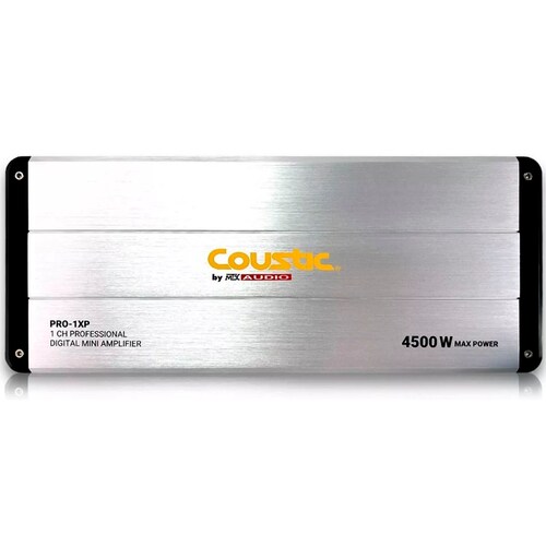 Amplificador Coustic PRO-1XP  De 1 Canal Clase D  1 Ohm 4500w Max.