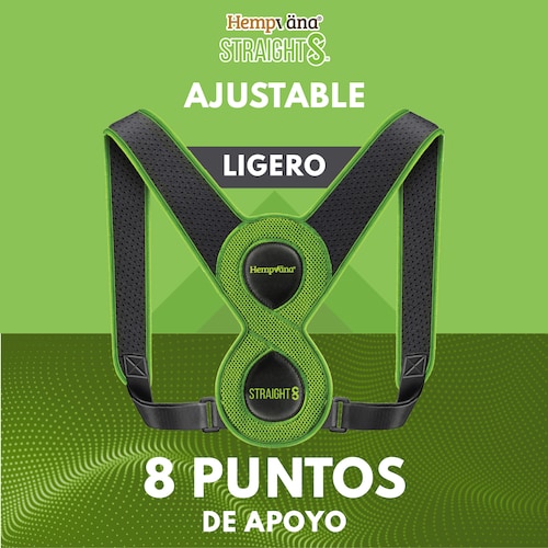 Corrector De Postura Hempvana Straight 8  Tv Ofertas