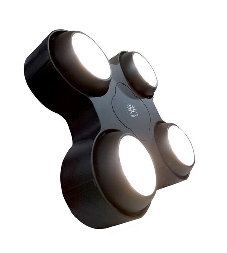 Blinder MEGALUZ SUN 400 4 Leds Cob 100w Calido/frio.