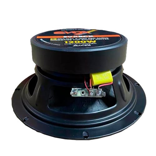 Medio Rango Coaxial 8" EVOX EVX8CX 2 Vias 600W/1200W 8omhs.