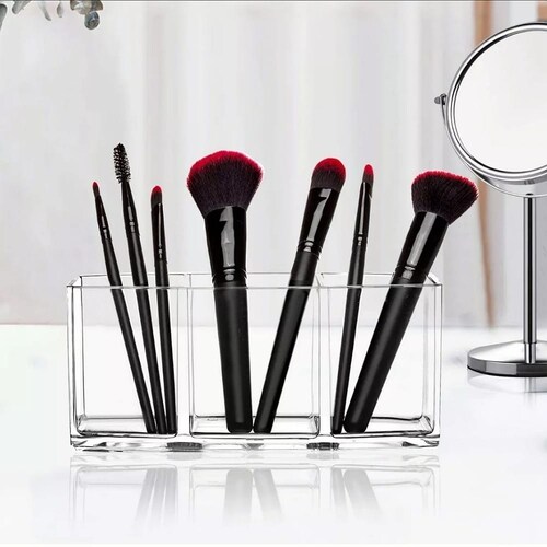 Organizadores Brocha De Maquillaje Tocador Caja Almacenamiento