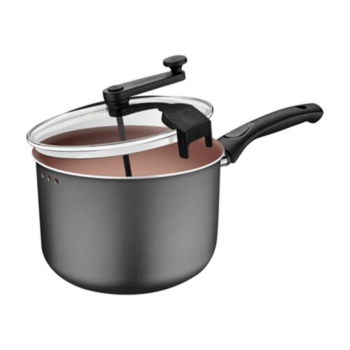 OLLA PARA PALOMITAS TRAMONTINA 27806035 VERMONT 22CM 4.8 L GRAFITO ENDY2