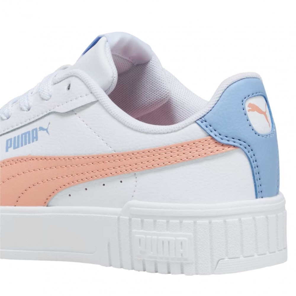 Tenis Casua Puma Carina 2.0 Jr Blanco Coral 386185 12 Mujer