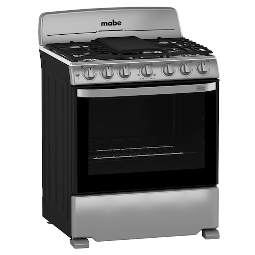 ESTUFA DE PISO MABE EM7654BFIS2 76CM 30" PLATA MERCURY ORTY