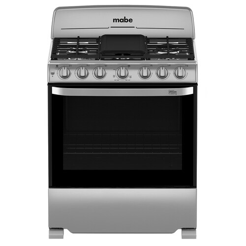 ESTUFA DE PISO MABE EM7654BFIS2 76CM 30" PLATA MERCURY ORTY