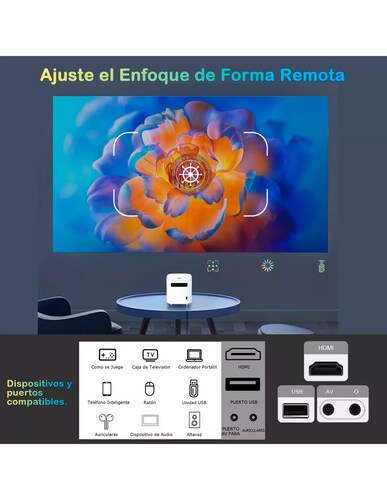 Proyectores Portátil Petukita Box con Android Wifi / Bluetooth