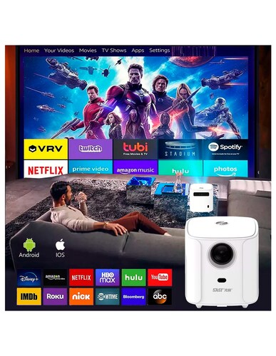 Proyectores Portátil Petukita Box con Android Wifi / Bluetooth