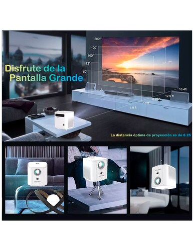 Proyectores Portátil Petukita Box con Android Wifi / Bluetooth