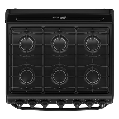 ESTUFA DE PISO IEM EI3032BAPN1 76CM 30" NEGRA ORTY