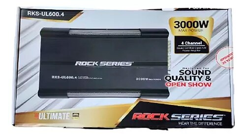 Amplificador 4 Canales Rock Series Ultimate Rks-ul600.4.