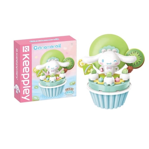 Bloque de Construcción Pastelillo Cinnamoroll Sanrio Coleccionable .