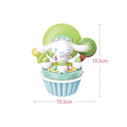 Bloque de Construcción Pastelillo Cinnamoroll Sanrio Coleccionable .