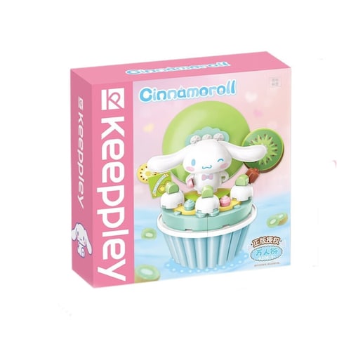 Bloque de Construcción Pastelillo Cinnamoroll Sanrio Coleccionable .