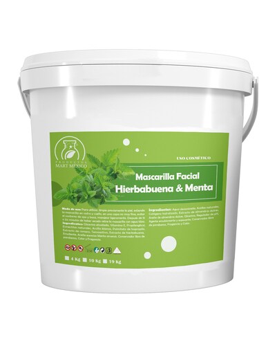 Mascarilla De Mentol & Hierbabuena Piel Fresca (10 kilos).