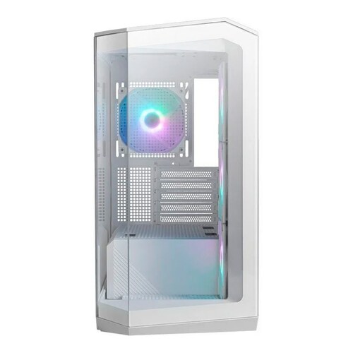  Gabinete Msi Pano M100R Blanco Argb M-ATX 4VENT USB-C S/Fuente.