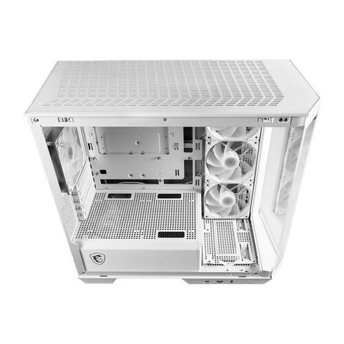  Gabinete Msi Pano M100R Blanco Argb M-ATX 4VENT USB-C S/Fuente.