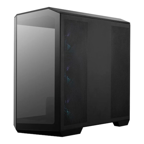 Gabinete  Msi Pano M100R Negro Argb M-ATX 4 Vent C/Templado S/Funete.