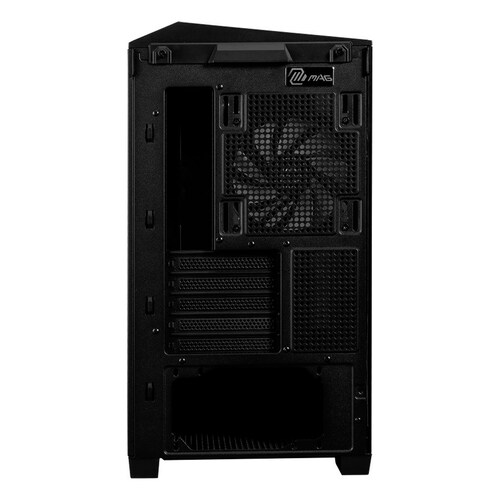 Gabinete  Msi Pano M100R Negro Argb M-ATX 4 Vent C/Templado S/Funete.