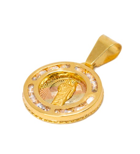 Medalla San Judas Tadeo Oro 14 K. Oro Fino Joyería..