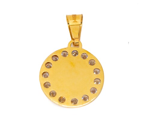 Medalla San Judas Tadeo Oro 14 K. Oro Fino Joyería..
