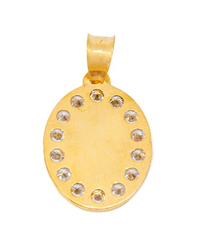 Medalla Sagrado Corazón oro 14 Kilates. Oro Fino Joyería..