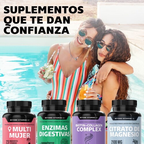 Suplemento Alimenticio Beyond Vitamins Myo y D-Chiro Inositol Puro 60 cápsulas