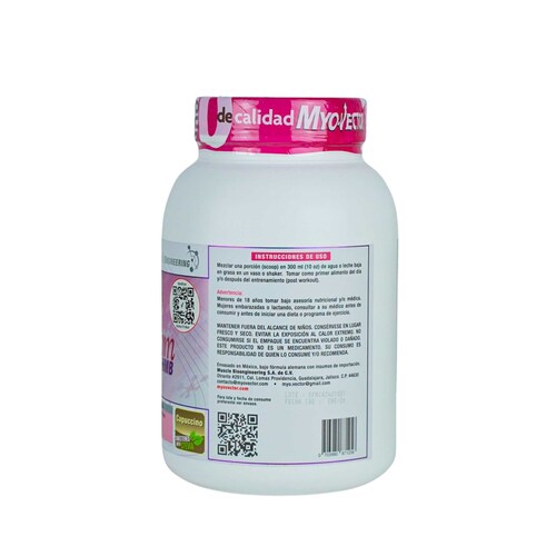 Myo Vector, Femme Fit Mom, Capuchino, HMB, Libre de Gluten, Ácido fólico, Colágeno Hidrolizado, Libre de aspartame y maltodextrina